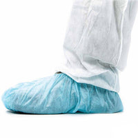 Load image into Gallery viewer, Valutek Polypropylene Lightweight Disposable Shoe Cover Blue | 40 GSM, 300 ea/Case