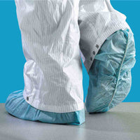 Load image into Gallery viewer, Valutek Polypropylene Lightweight Disposable Shoe Cover Blue | 40 GSM, 300 ea/Case