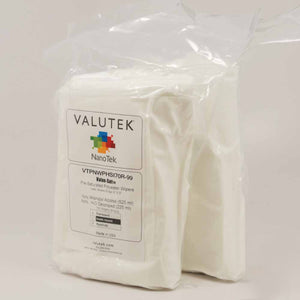 Valutek -  70%, 50% or 100% IPA, Polyester, Pressure Heat Ultrasonic seal, 9" x 9"