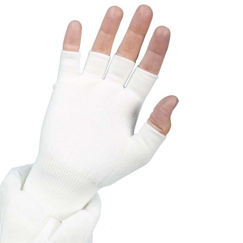Nylon Glove Liner Full Finger  | 12 Pairs/Bag