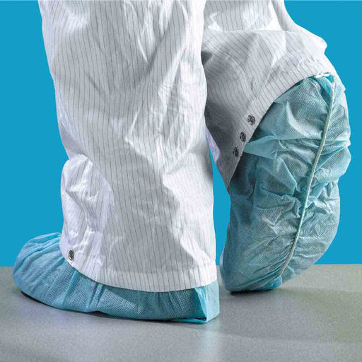 Valutek Polypropylene Lightweight Disposable Shoe Cover Blue | 40 GSM, 300 ea/Case