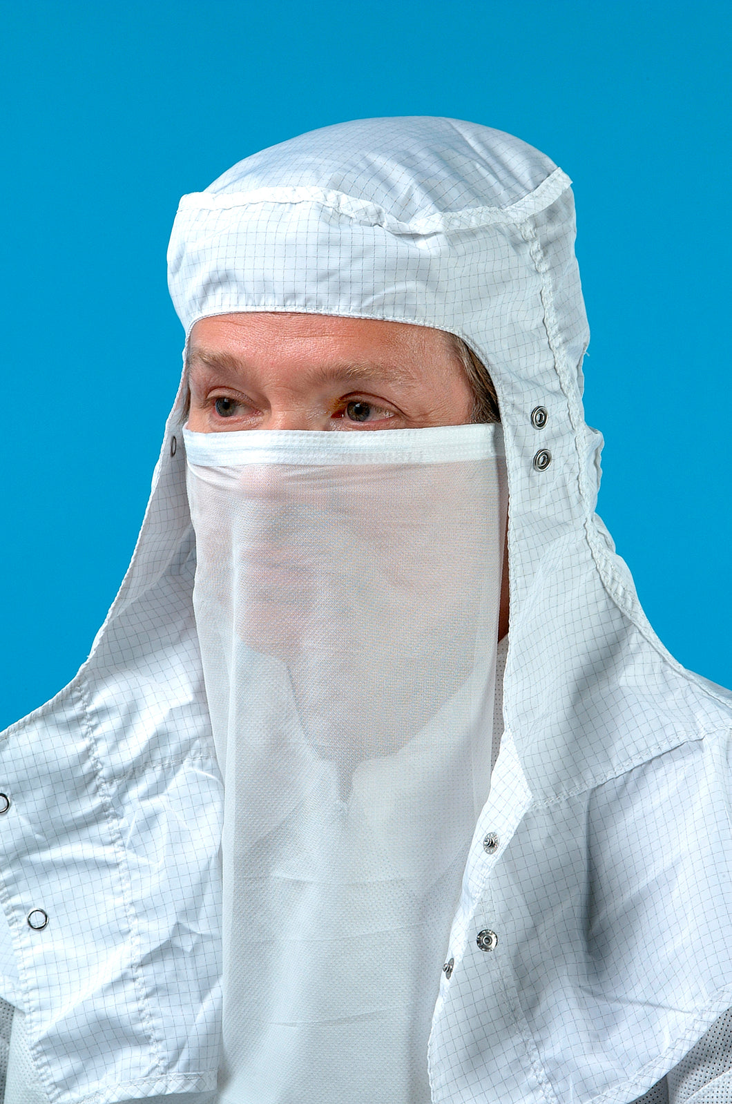 Spunlace Nonwoven Cellulose-Polyester Face Veil White 17 gsm 50 ea/Bag 3 Bags/Case