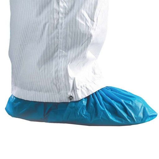 Polyethylene Shoe Cover LG Blue or White 40 gsm | 100 ea/Bag  3 Bags/Case
